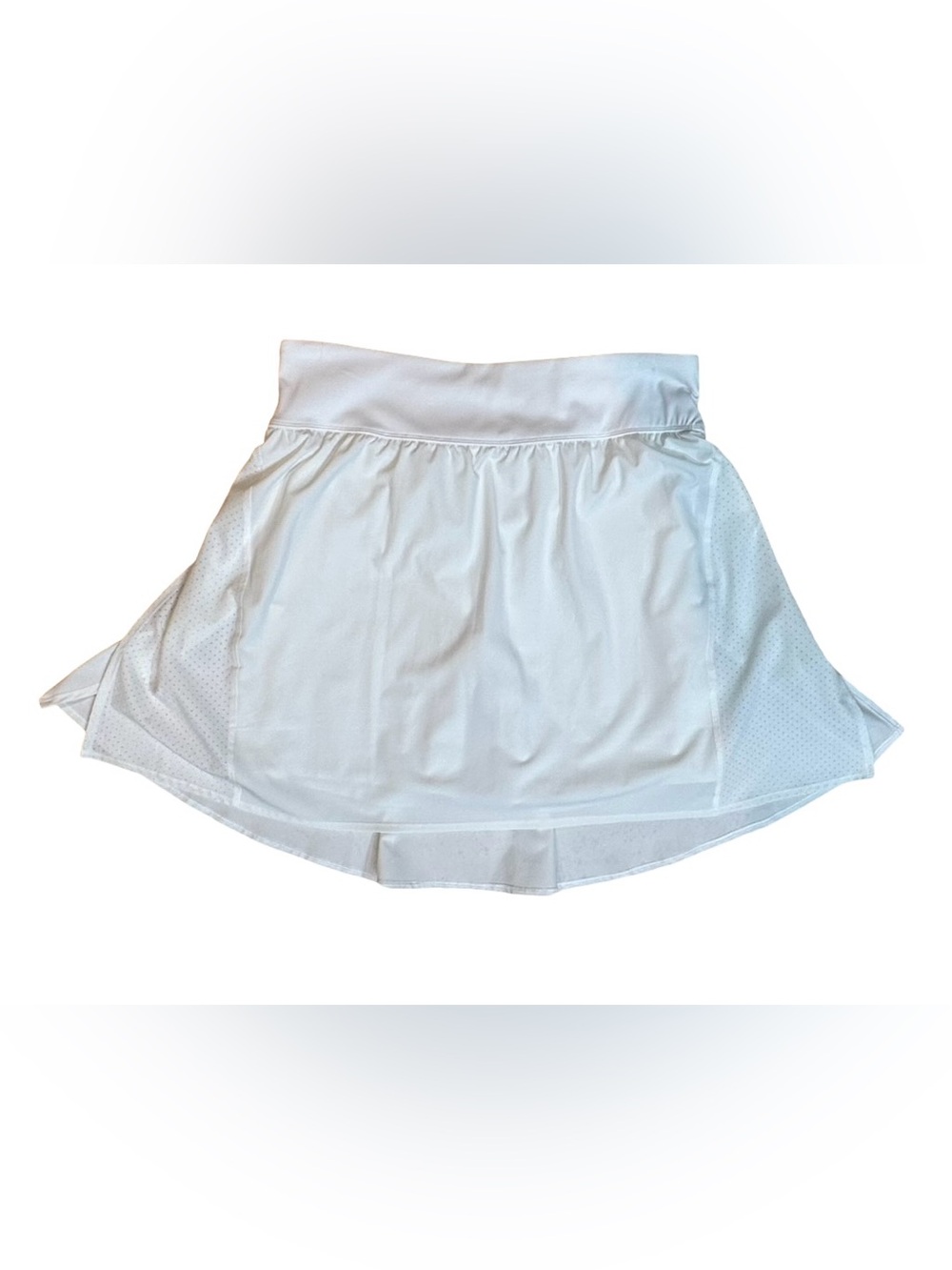 Spanx Get Moving Skort Women's White Tennis Skort Skirt Pocket Size XL EUC